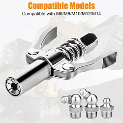 Car Syringe Lubricant Tip Repair Accessories Lubricant Grease Gun Coupler 1/8