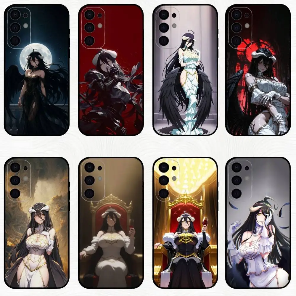 

Animation Albedo O-Overlord Phone Case For Samsung S25,S24,S23,S22,S21,S20,Plus,Fe,Lite,Others Black Cover
