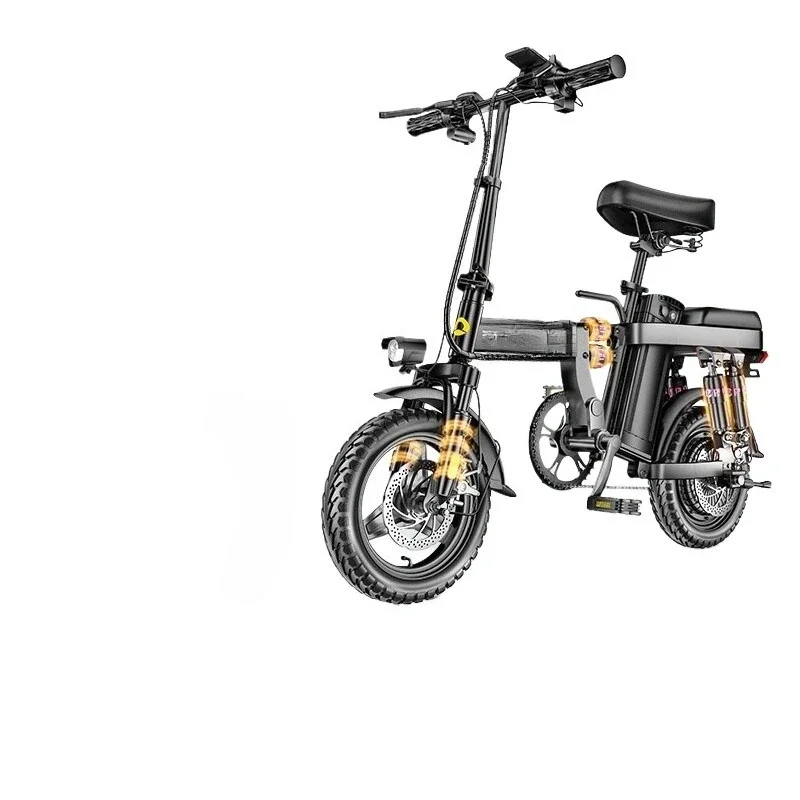 

Folding electric car driving