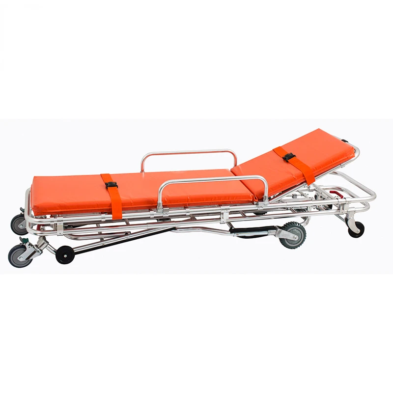 Aluminum loading ambulance stretcher folding medical equipment hospital type equipment