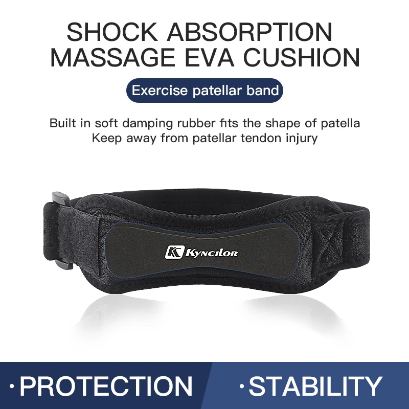 Sports Protection Patellar Strap Basketball Badminton Tennis Cycling Running Protection Support Patellar Pad Shock Absorption