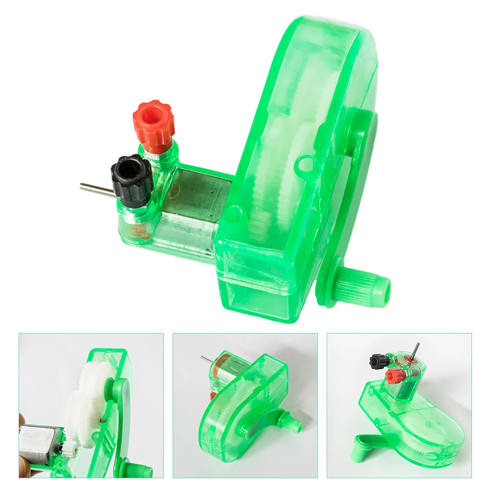 

Hand Generator Science Kit Crank Electricity Portable Scientific Experiments for Children Emergency Toys