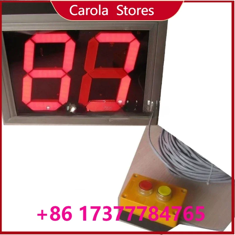 Godrelish GS802 Big 8 Inch LED Digital Counter, Jumbo Red Digit Up/Down Count Display with Remote & Sensor Trigger for Factory