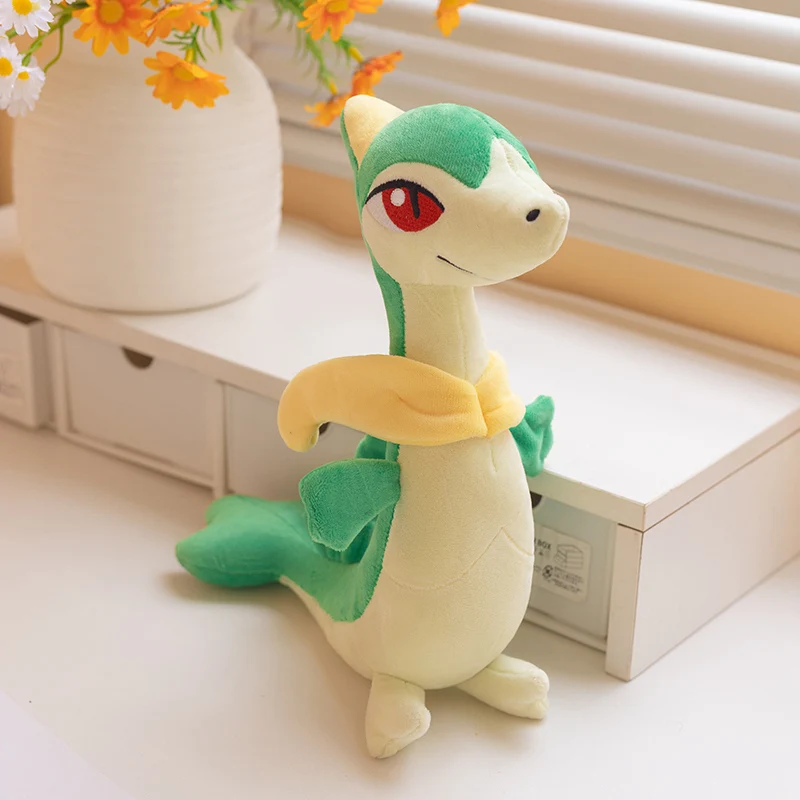 Pokemon Servine Plush Toy Anime Peluche Toy Fluffy Stuffed Animal Doll Pikachu Pokemon Snake Plushie Doll Hobbies Exquisite Gift