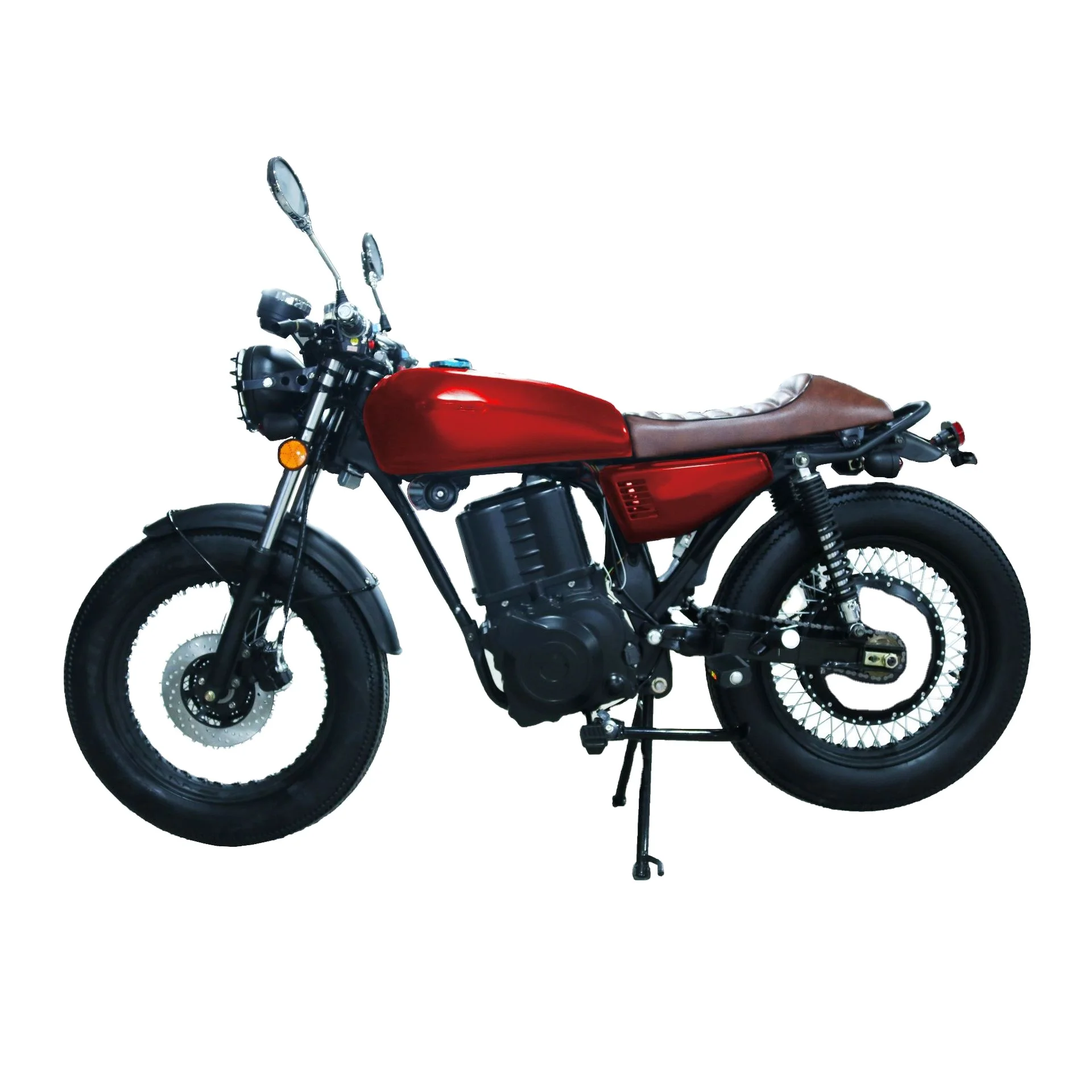 STLF 2000w 3000w Lithium High Appearance Retro Large Tire Motorcycle Electric Motorcycle