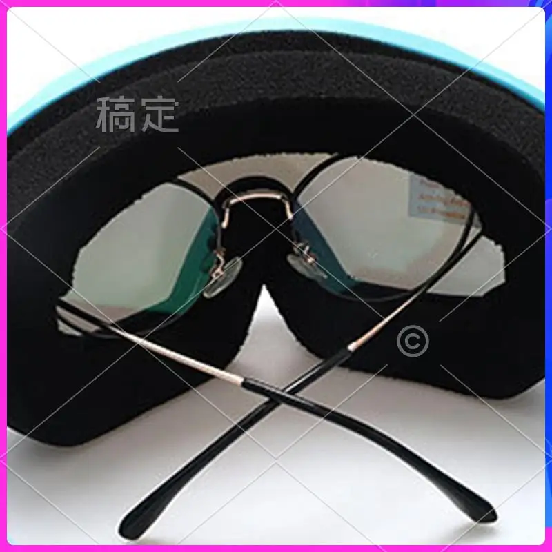 AUU-Double-Layer Anti-Fog Ski Goggles Myopia Adult Snow Goggles With Spherical Lens For Adults, Skiing And Mountaineering Gear