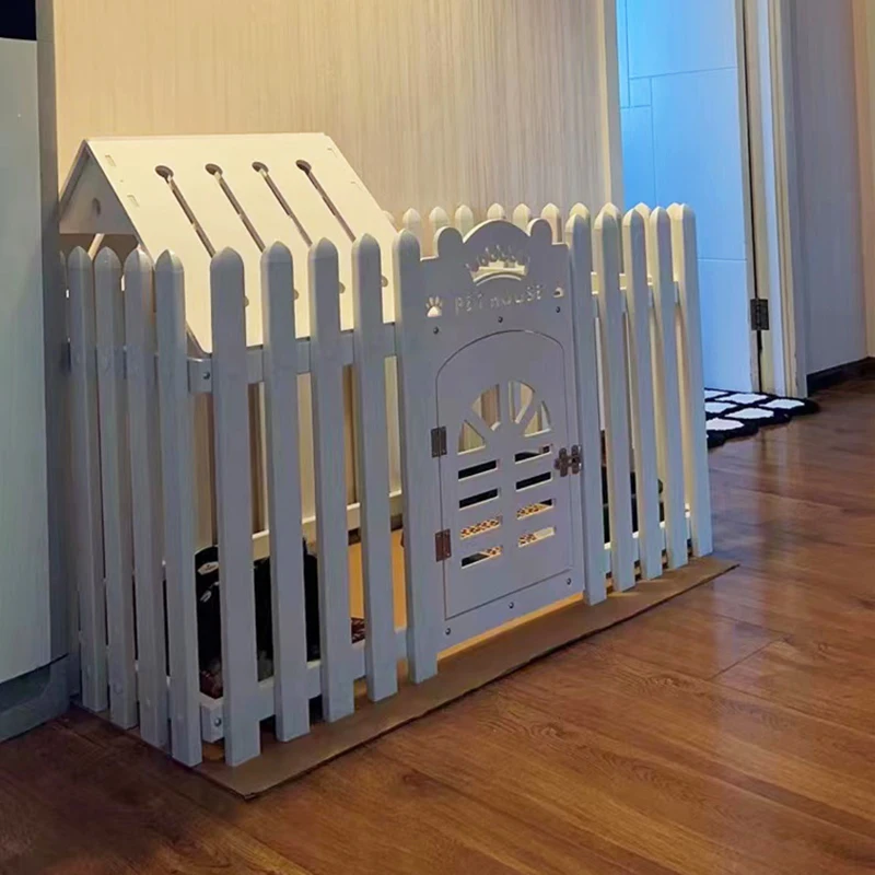 

Villa Indoor Cage Dog House Tiny Playpens Door Puppy Outdoor Dog House Toys Play Pen Large Niche Pour Chien Dog Furniture Fg24