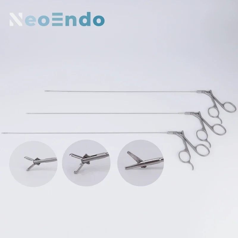 2026 New Gynecology Rigid Biopsy Forceps And Rigid Scissors, Hysteroscopy Instruments 5Fr X 340mm