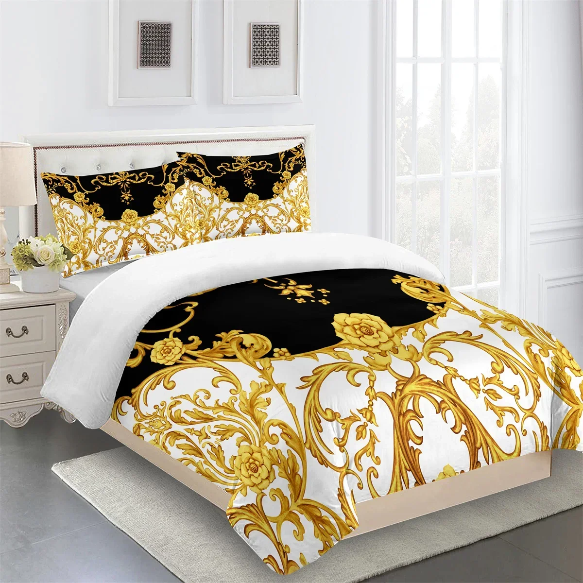 

Игра ropa cama полная роскошь, игра funda Nordic rdica и funda almohada 2 piles, стиль барокко morno, King y Queen