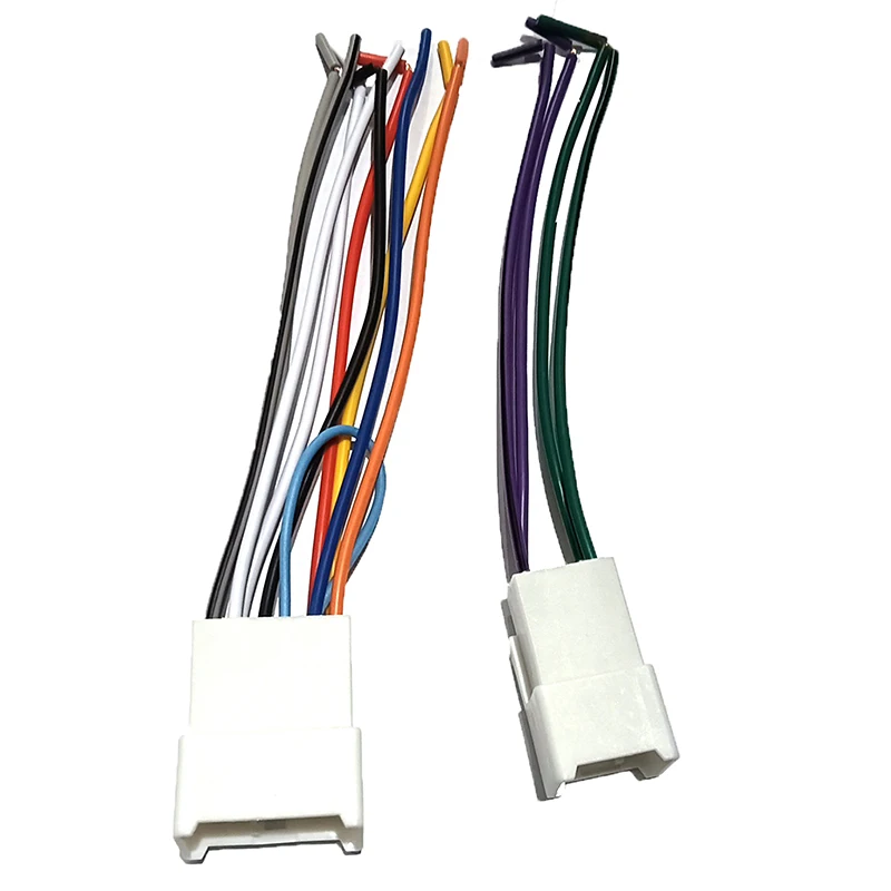 Hot Sale 1pair Auto Stereo Connector Car Audio CD Changer Wiring Harness Adapter
