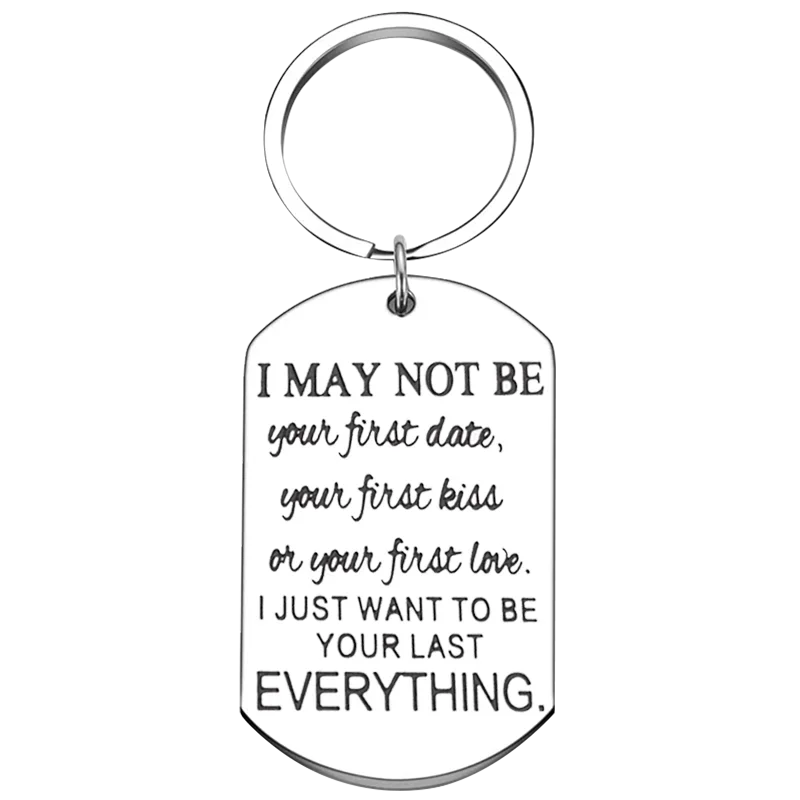 Cute Romantic Gifts Keychain Boyfriend Girlfriend Couples Key Chain Pendant Valentines Birthday Wedding Presents
