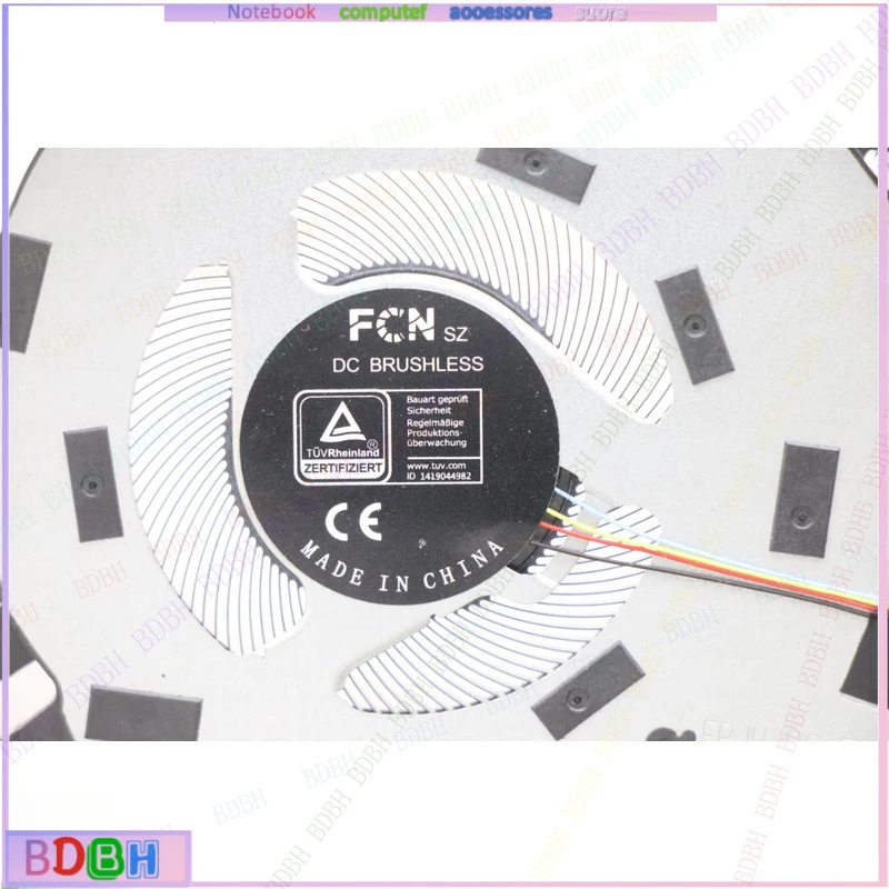 ZQ  For Laptop Lenovo Yoga 7 14IAL7 CPU Cooling Fan Heatsink Radiator Cooler FRU PN：5H40S20554 5H40S20555