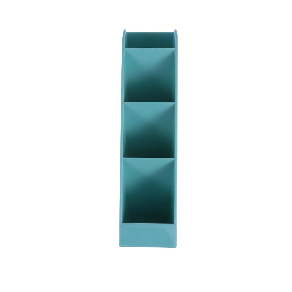Grande verde maquiagem escova de armazenamento organizador caneta titular rack para batom rímel canetas papelaria titular