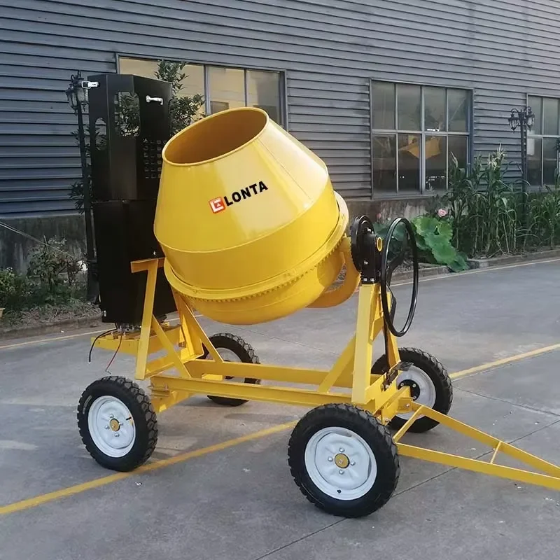 LONTA JH700S 700L Engine Small Portable Cement Concrete Mixer Machine for Sale in Canada Jamaica Nicaragua Trinidad