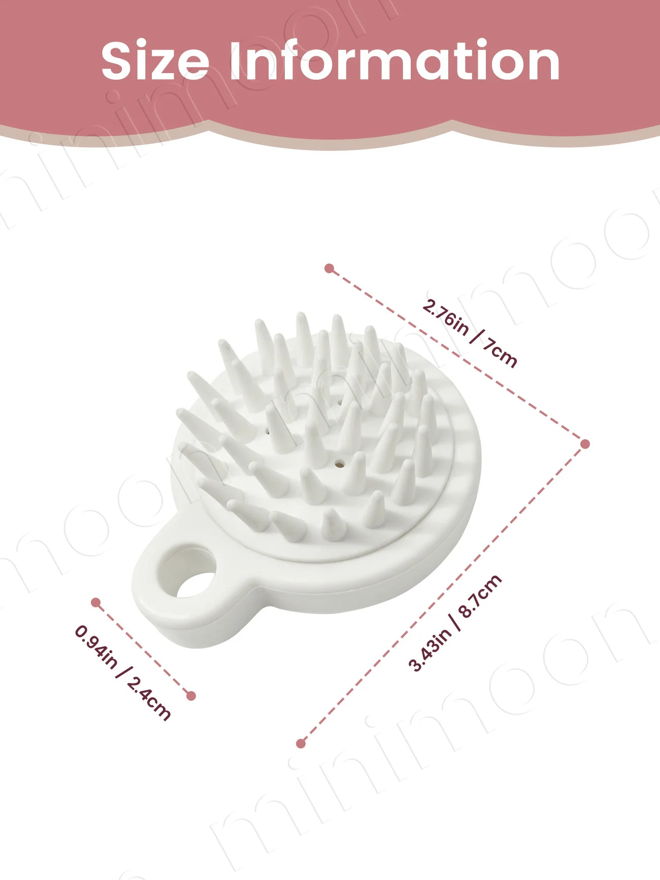 Silicone Scalp Massager Shampoo Comb Acupuncture Point Massage Brush for Bath Hair