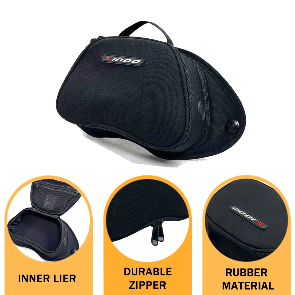 For S1000RR S1000R S1000 RR R 2020 2021 2022 2023 New Motorcycle Accessories Fuel Tank Bag Luggage Storage Bag Black