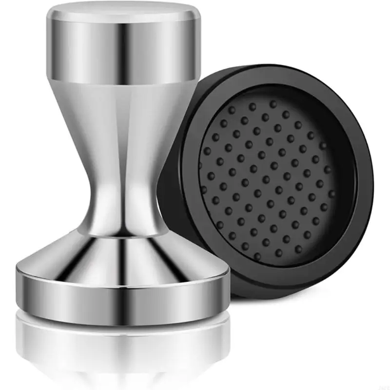 

J6PE Coffee Tamper Metal Material Coffee Tool Silicone Coffee Mater для кофе