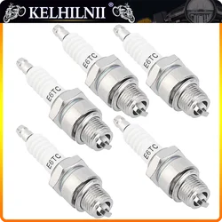Motorcycle Spark Plug E6TC BP6HS For Yamaha PW50 PW80 PW60 LT50 LT80 50cc-150cc ATV Quad Moped Scooter Go Kart Dirt Bike