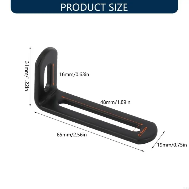 M7DA Soportes esquina hierro multipropósito para estanterías Particiones Configuraciones oficina en hogar