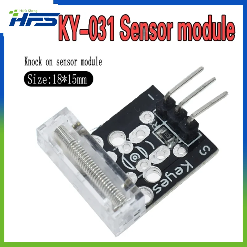 

Knock Sensor Module for Arduino 3pin KY-031 Percussion Knocking Knock Sensor Module Diy Starter Kit KY031