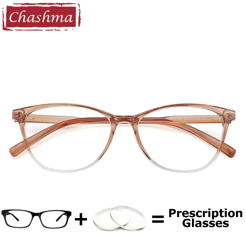 

Cat Eye Glasses Women TR90 Prescription Lenses Myopia Slim Light Optical Recipe Reading Glasses Photochromic Anti Blue Ray