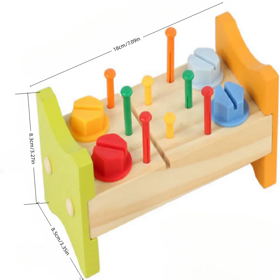 Children's Wooden Repair Kit Screw Disassembly Nut Car Hand Tool Stand Boys' Puzzle Toys