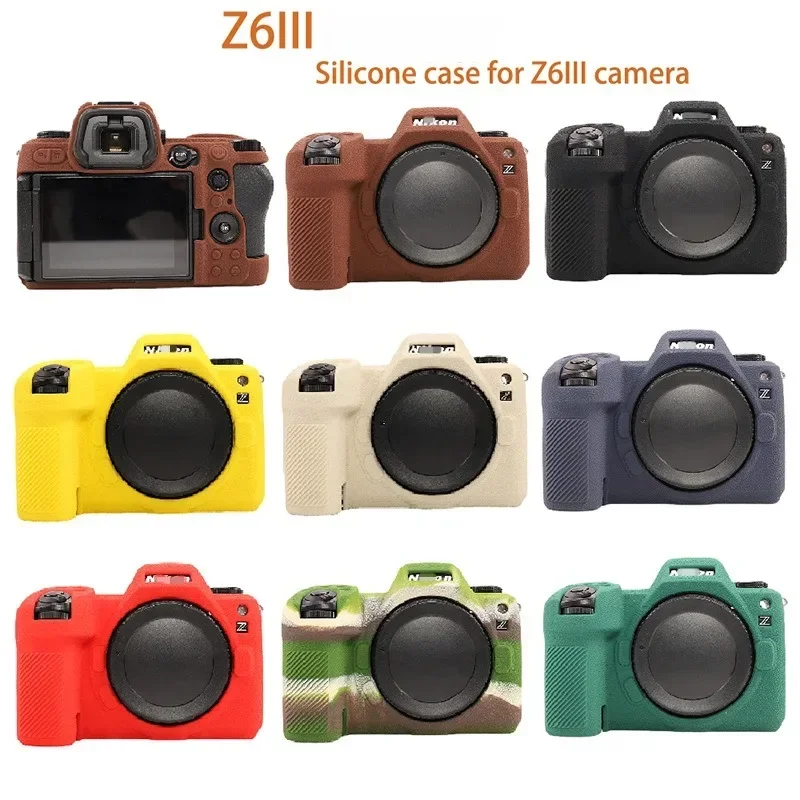 

Z6III Pattern Soft Silicone Armor Camera Body Case for Nikon Z6III Z63 Protective Rubber Cover
