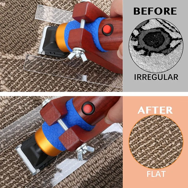 Shearing Guide For Carpet Trimmer With Brush Rug Tufting Carver Holder Base To Keep Your Rug Surface For Carpet Trimmer