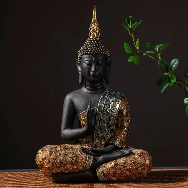 Hand Made Buddhist Statue Portable Large Fengshui Buddha Sculpture Home Decor 3d Wall Art Sculpture