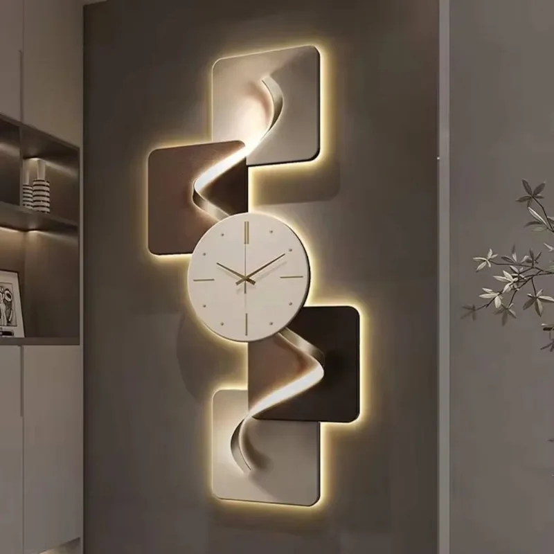 Engraved LED Wall Clock - Silent Clock with Environmentally Friendly LED Lights