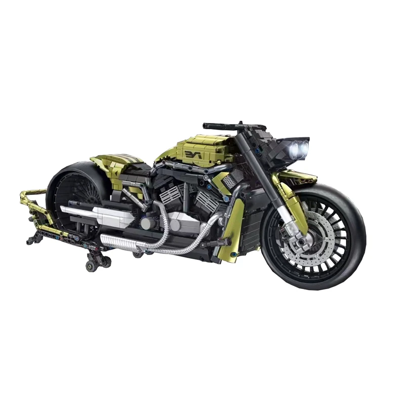 Motocicleta Sports Car Building Blocks, Tijolos Técnicos, Montagem Brinquedos para Meninos, Criatividade, Conjunto de Presentes de Natal, Em Stock