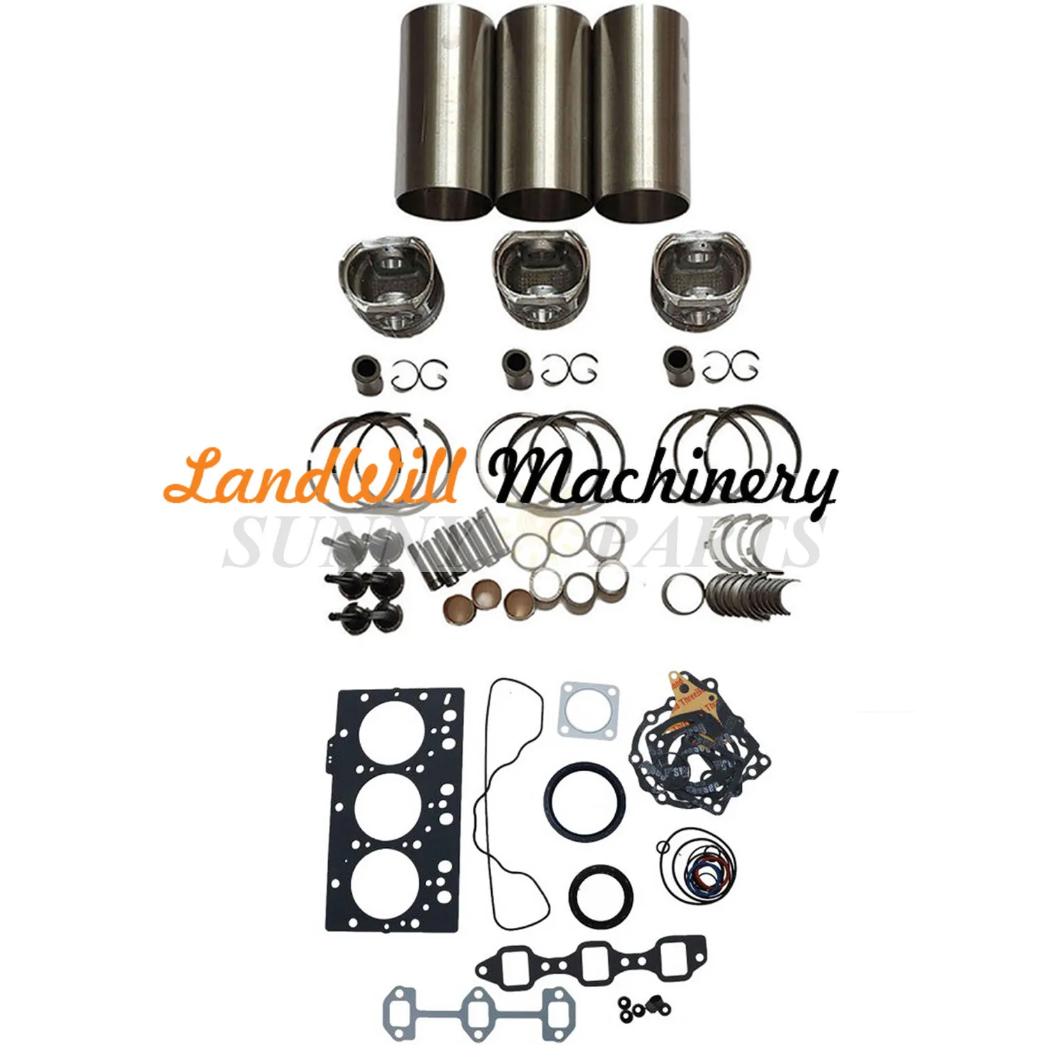 3TNE78 3TNE78A Overhaul Rebuild Kit STD Fits For Yanmar Engine