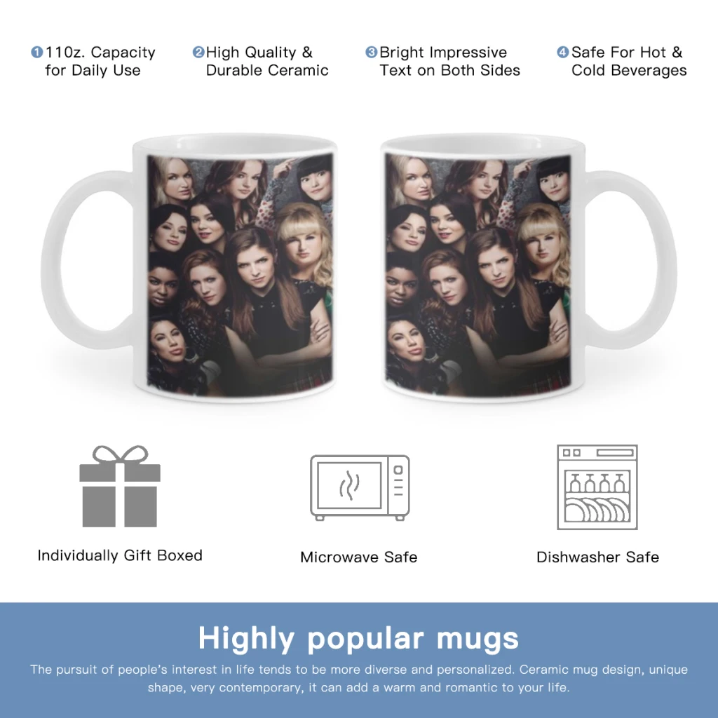 

Pitch Perfect Film Comedy Free Shipping 11OZ Coffee Mug Beer Mugs Tea Milk Cup For coffee Lovers Surprised Gift