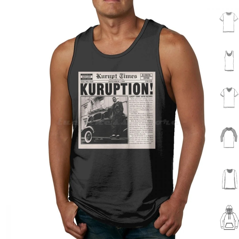 Kurupt Times Tank Tops Print Cotton Hip Hop Rapper Hipster Vintage Rap Gifted Gab Blimes Come Correct Female Rappers