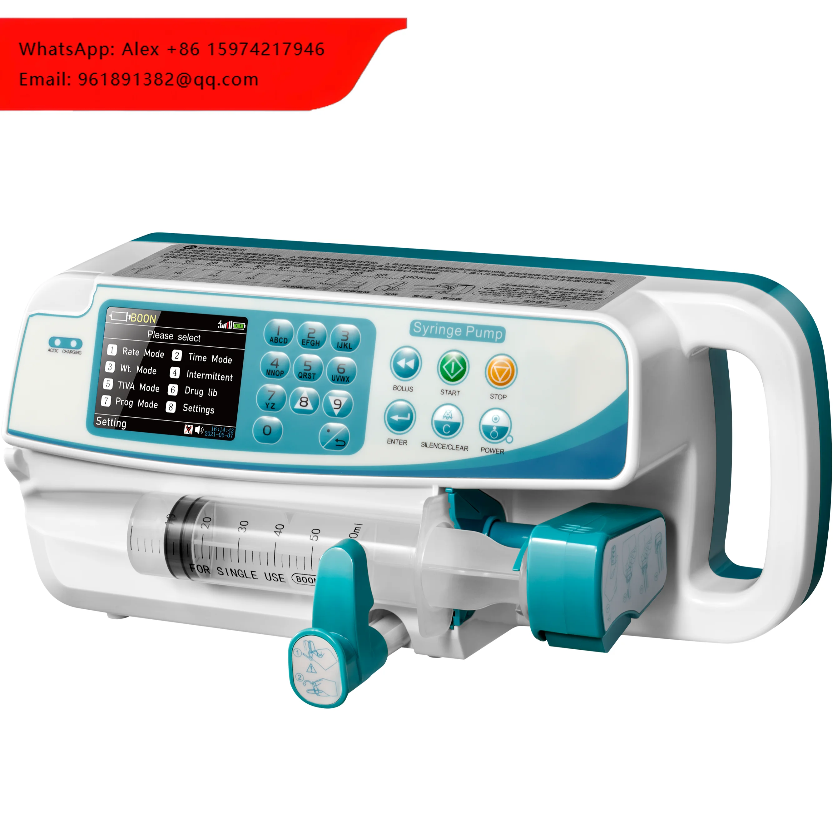 

Electricpump Medical Syringe Pump