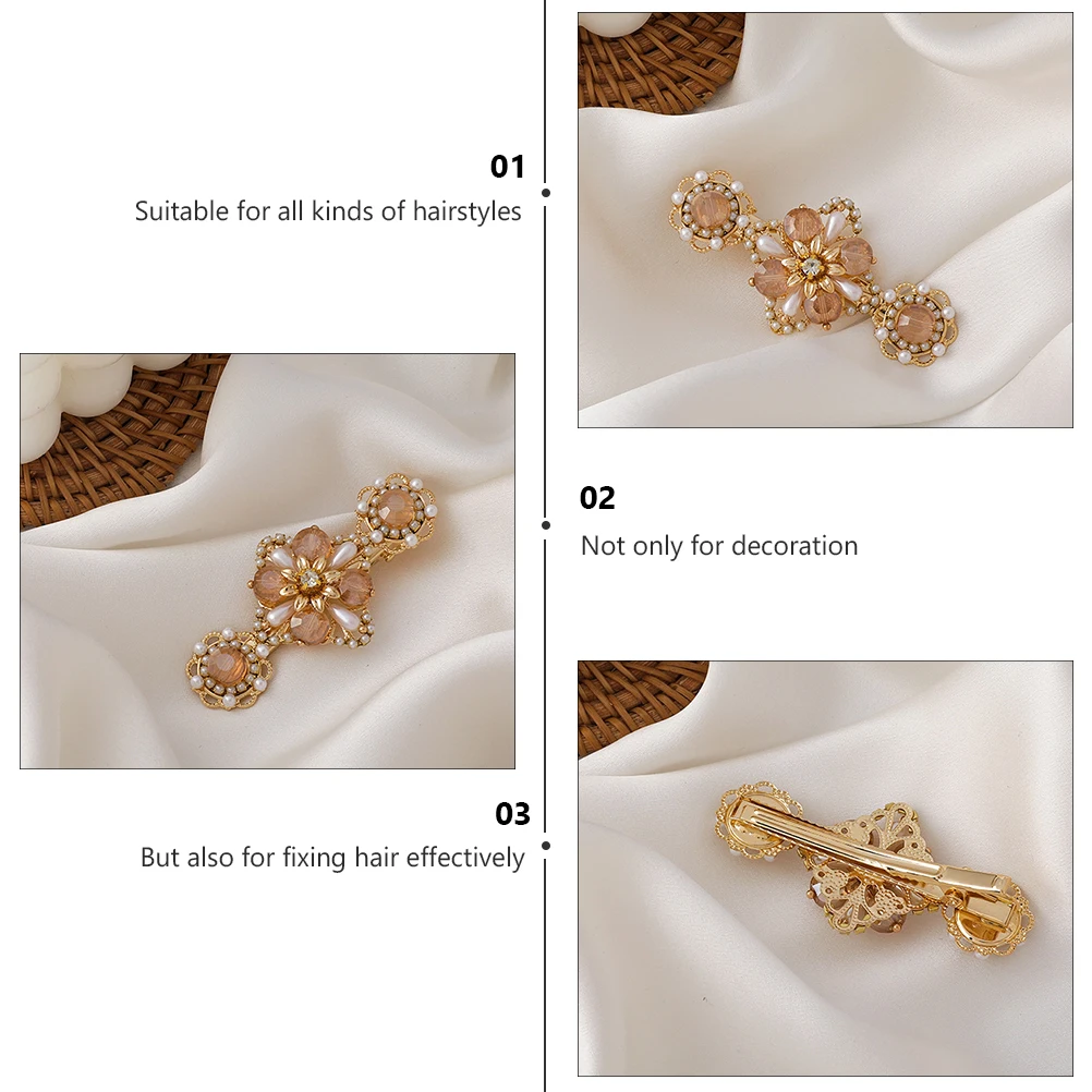 لؤلؤة مشبك شعر كريستال زهرة دبوس الشعر موضة المشابك الفتيات أغطية الرأس تصفيف المشابك دائم تسريحات الشعر التي شيرت فستان الزفاف