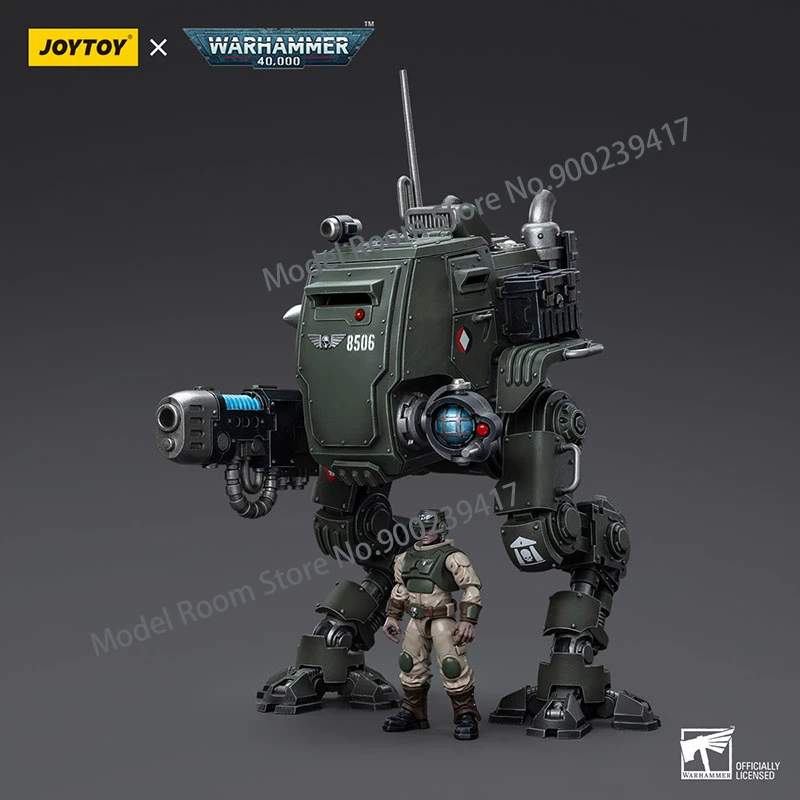 JOYTOY Warhammer 40K 1/18 Astra Militarum Cadian Armoured Sentinel Action Figure Game Soldier Figurine Model Toy for Collection