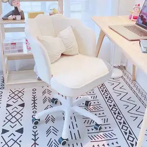 Домашнее компьютерное кресло, удобное вращающееся кресло для кабинета, для спальни, для студенческого общежития, стул для макияжа в стиле интернет-знаменитостей