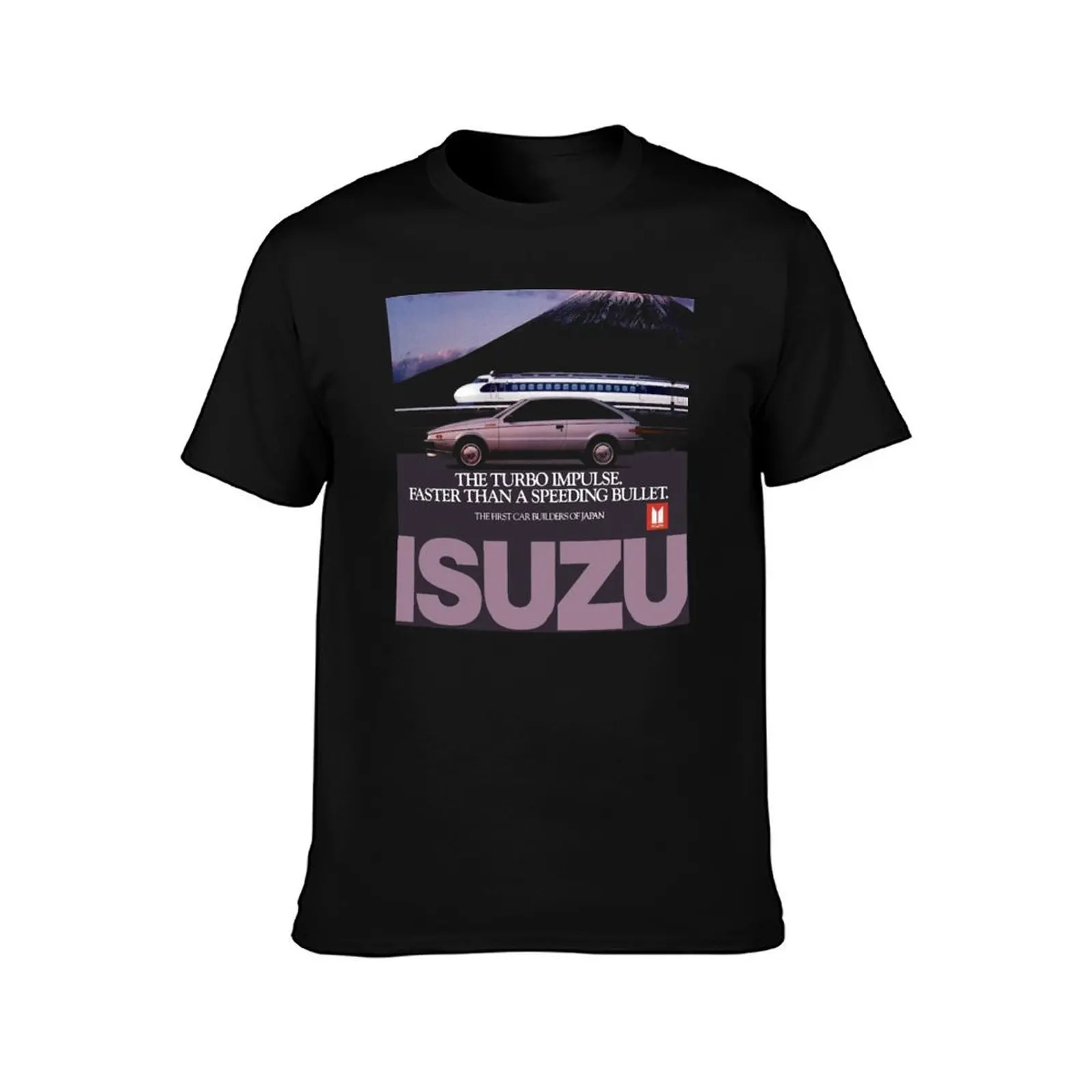 funny t TRAIN for shirts man - IMPULSE cotton BULLET shirts ISUZU / MT t T-Shirt FUJI t men shirts designer TURBO