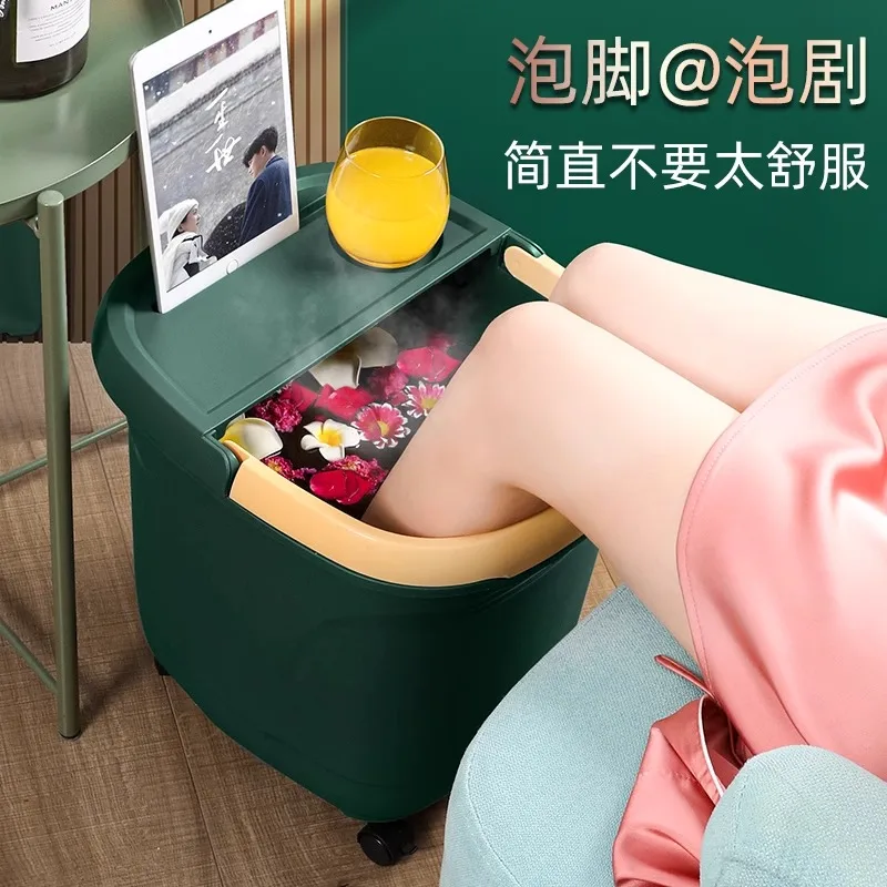 Over The Knee Wash Basin Dormitory Foot Bath Plastic Massage Height and Thickness Over The Calf Heat Preservation