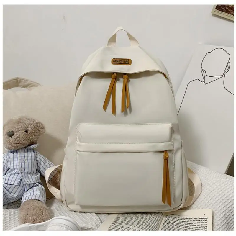 Mochila sencilla de moda para estudiantes, para estudiantes morral, Ins Harajuku Fengchu, para estudiantes de secundaria, bolso para niños