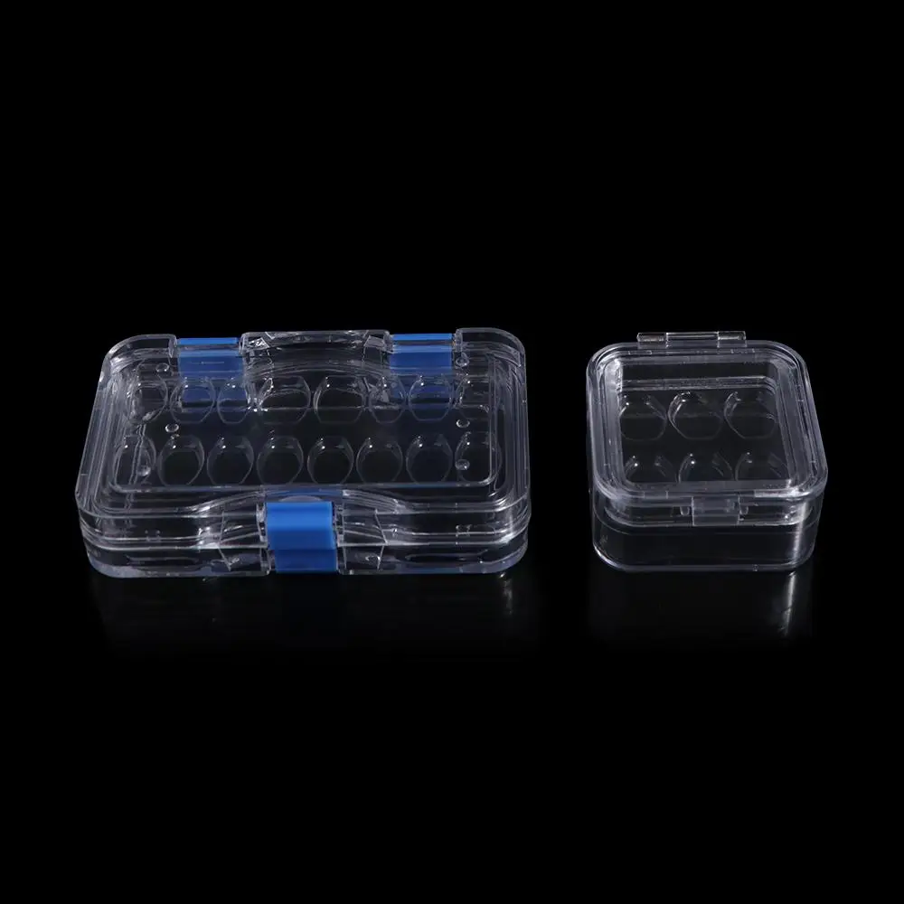 Protective Case Dentist Supply with Hole Membrane Teeth Case Dental Tooth Box With Film Denture Storage Box Dentistry Lab Tool