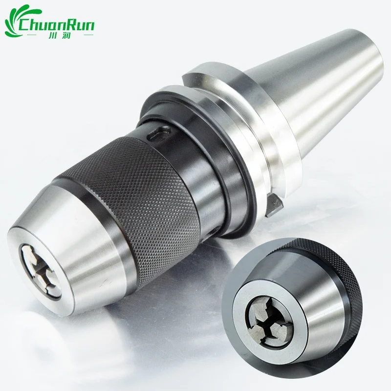 BT-APU Drill chuck holder BT30/BT40/BT50 High precision keyless chuck for numerical control milling machines DIN69871 standard