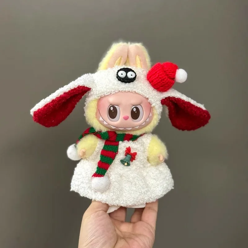 Nuovo set di ciondoli per vestiti per bambole, per set di Halloween LABUBU, accessori per bambole fai da te, vestiti per bambini divertenti e carini, regali di Natale.