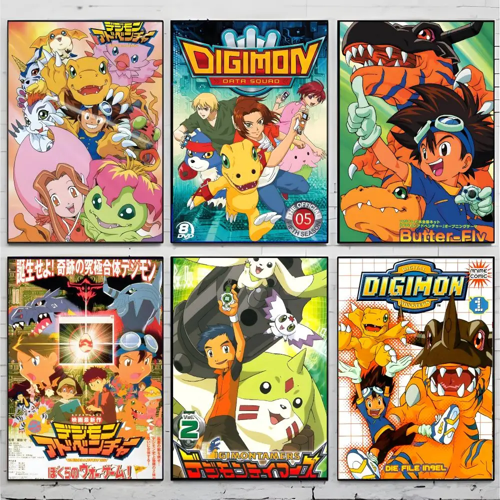 Digimon Story game adventure D-Digimon Story Poster Superior Home Space  Indoor Decorative Art & Home Decor