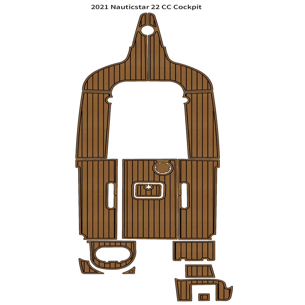 

2021 Nauticstar 22 CC Cockpit Pad Boat EVA Foam Teak Deck Flooring Self Adhesive