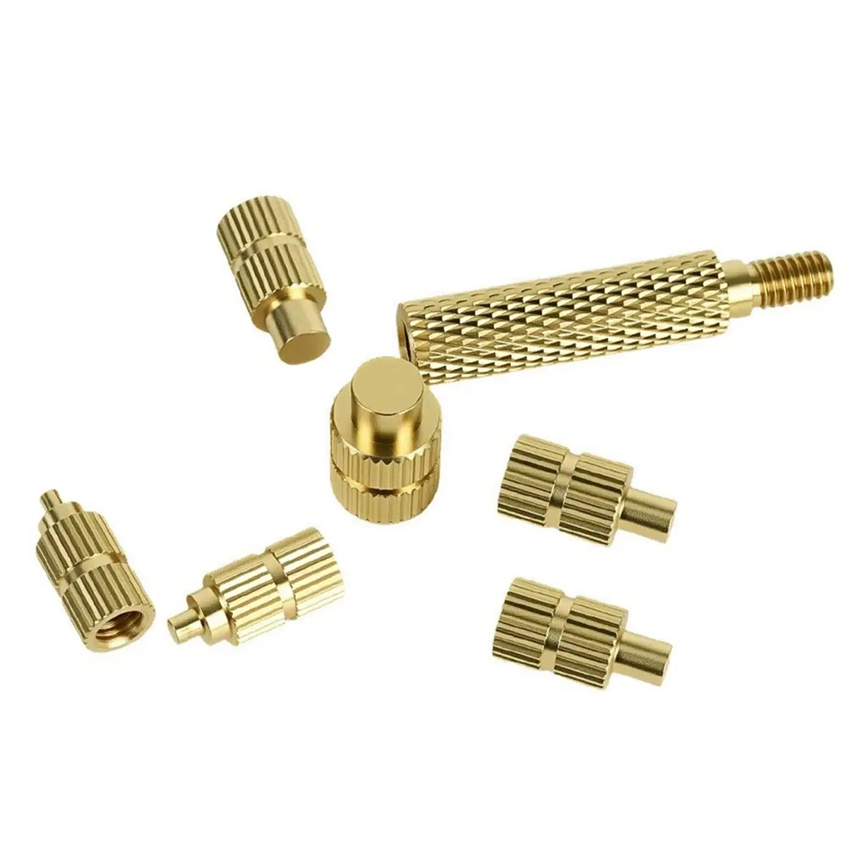 ~PERFECT}T12 Soldering Iron Tips Heat Insert Nut Soldering Tip for Hot Melt Embedded Nuts M2-M6 Insertion Kit Indenter Adaptors