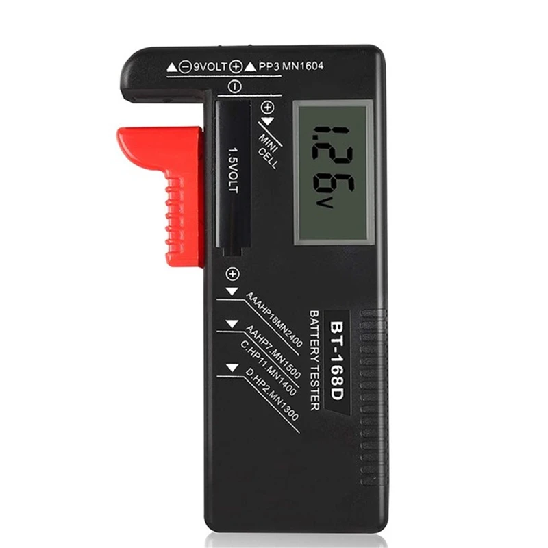 Digitale Droge Cel Spanningstester BT-168D Batterij Power Display Batterij Capaciteit Testtabel