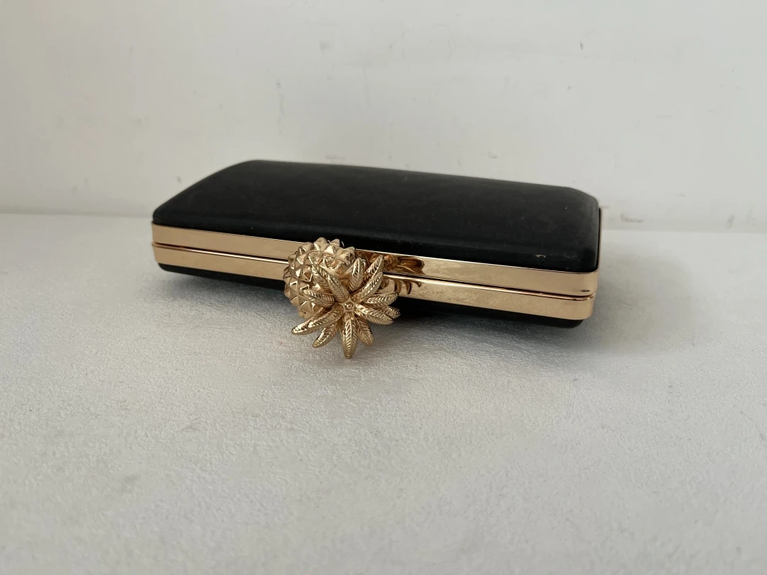 20x8cm Box Purse Frame Bag Frame Small Clutch Pineapple Head Clasp Bag Hardware Parts Rectangle Purse Frame Handbag Charming