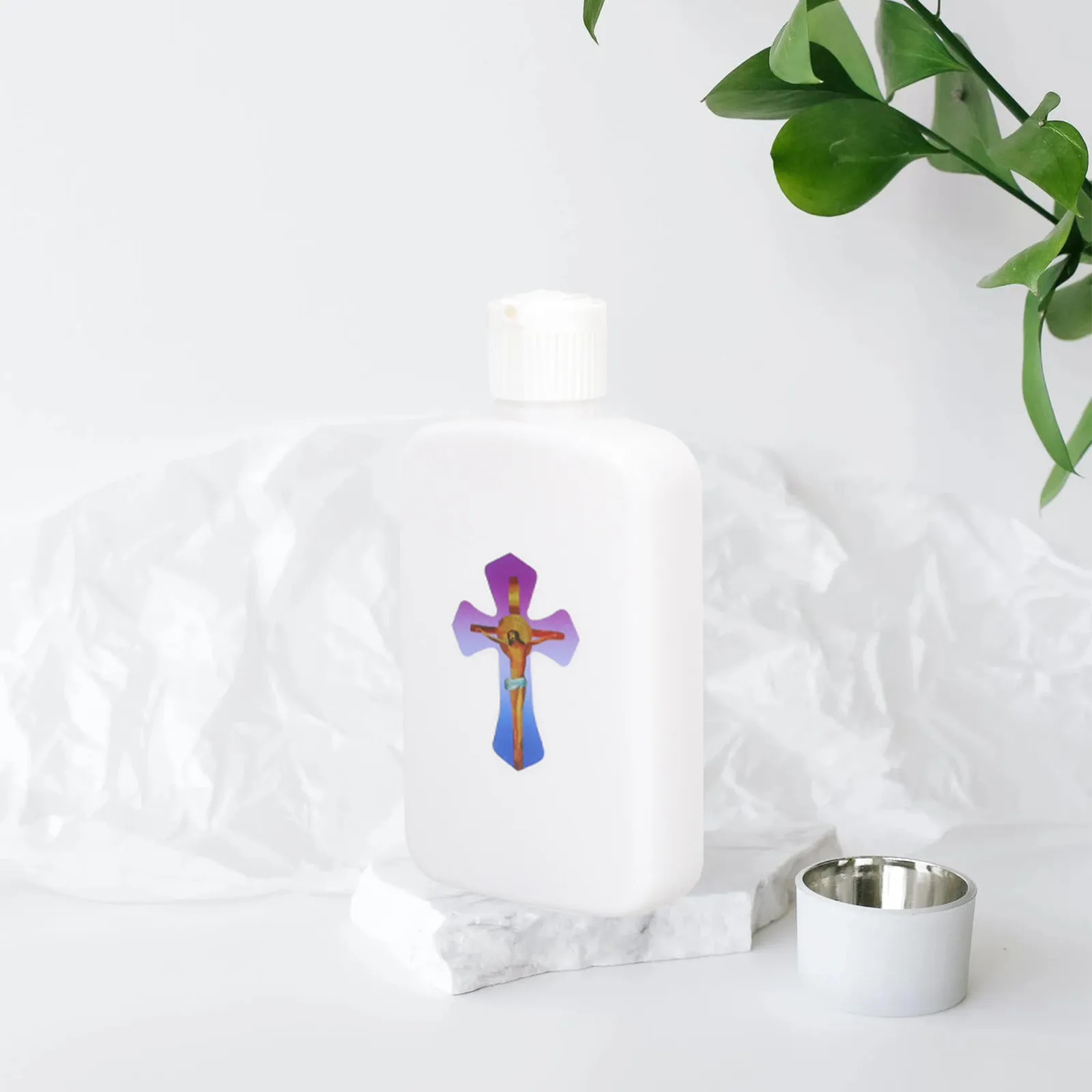 6Pcs Holy Water Bottles Empty Refillable Catholic Christian Compact Leakproof Portable Bottle Dispenser for Baptism Wedding view 6